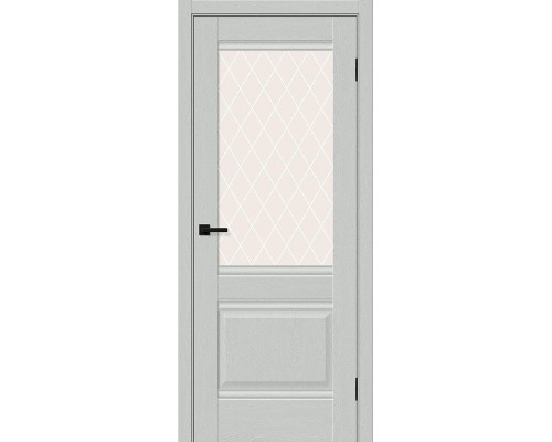 Дверь Браво Прима-3 Grey Silkwood White Сrystal Дверь Браво Прима-3 Grey Silkwood White Сrystal