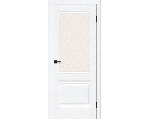 Дверь Браво Прима-3 White Silkwood White Сrystal Дверь Браво Прима-3 White Silkwood White Сrystal