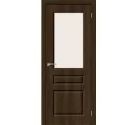 Дверь Браво Скинни-15 Dark Barnwood White Сrystal