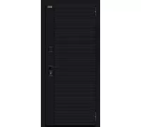 Дверь входная Bravo R Джет-3 RBE Total Black/Snow Melinga