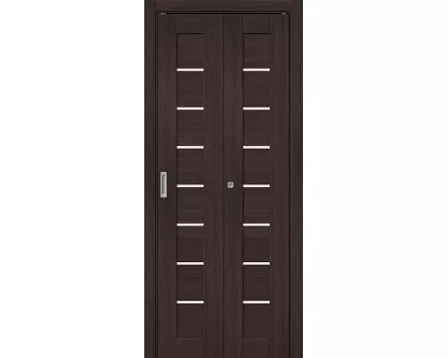 Дверь Браво складная Браво-22 Wenge Melinga Magic Fog Mr.Wood Дверь Браво складная Браво-22 Wenge Melinga Magic Fog Mr.Wood