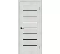 Дверь Браво Браво-22.Л Bianco Melinga Black Shine