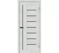 Дверь Браво Браво-29.Л Bianco Melinga Black Shine
