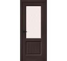 Дверь Браво Неоклассик-33 Wenge Melinga White Сrystal