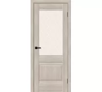 Дверь Браво Прима-3 Cappuccino Melinga White Сrystal Mr.Wood
