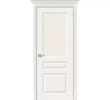 Дверь Браво Скинни-15.1 Whitey White Сrystal