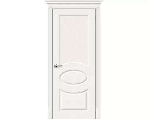 Дверь Браво Скинни-21 Whitey White Сrystal Дверь Браво Скинни-21 Whitey White Сrystal