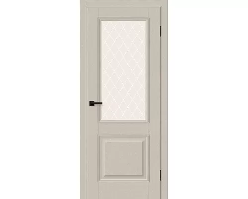 Дверь Браво Классик-13 Cream Silkwood White Сrystal elPORTA Дверь Браво Классик-13 Cream Silkwood White Сrystal elPORTA