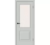 Дверь Браво Классик-13 Grey Silk White Сrystal elPORTA