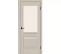 Дверь Браво Прима-3 Cream Silkwood White Сrystal