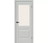 Дверь Браво Прима-3 Grey Silkwood White Сrystal