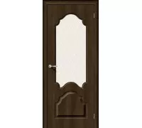 Дверь Браво Скинни-33 Dark Barnwood White Сrystal