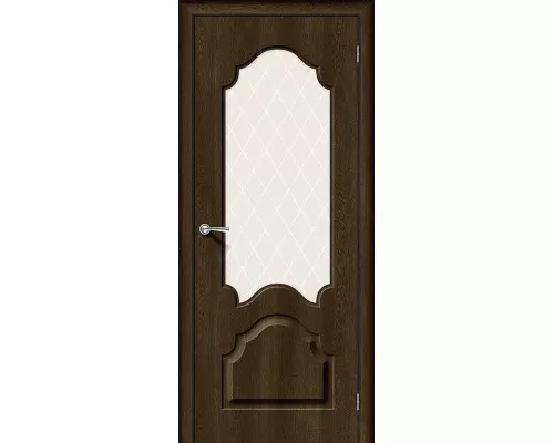 Дверь Браво Скинни-33 Dark Barnwood White Сrystal Дверь Браво Скинни-33 Dark Barnwood White Сrystal