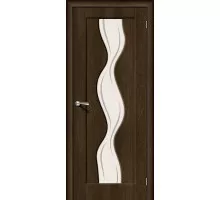Дверь Браво Вираж-2 Dark Barnwood Art Glass
