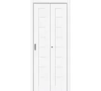 Дверь Браво складная Браво-20 White Silk