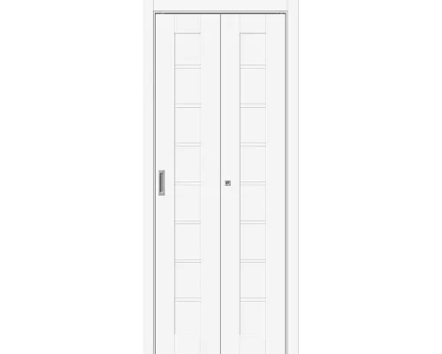Дверь Браво складная Браво-20 White Silk