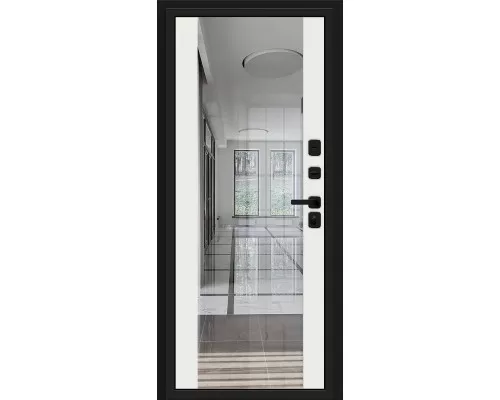 Дверь входная Bravo N Лайнер-3 Black Carbon/Off-white Дверь входная Bravo N Лайнер-3 Black Carbon/Off-white