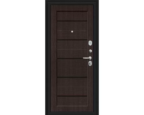 Дверь входная Bravo R Борн Букле черное/Wenge Melinga Дверь входная Bravo R Борн Букле черное/Wenge Melinga