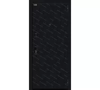 Дверь входная Bravo R Кьюб RBE Total Black/Super White
