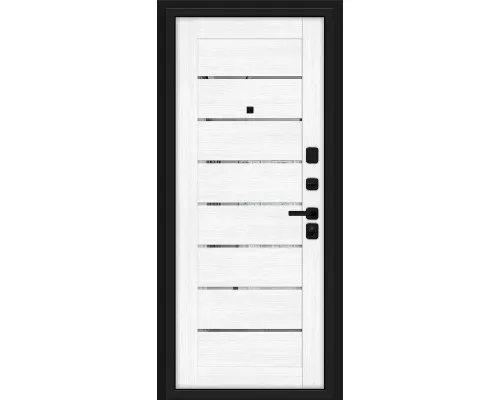 Дверь входная Bravo R Прайд Total Black/Snow Melinga Дверь входная Bravo R Прайд Total Black/Snow Melinga