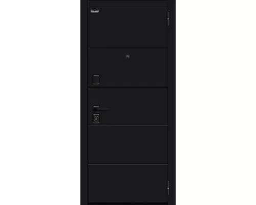 Дверь входная Bravo R Прайд Total Black/Snow Melinga Дверь входная Bravo R Прайд Total Black/Snow Melinga